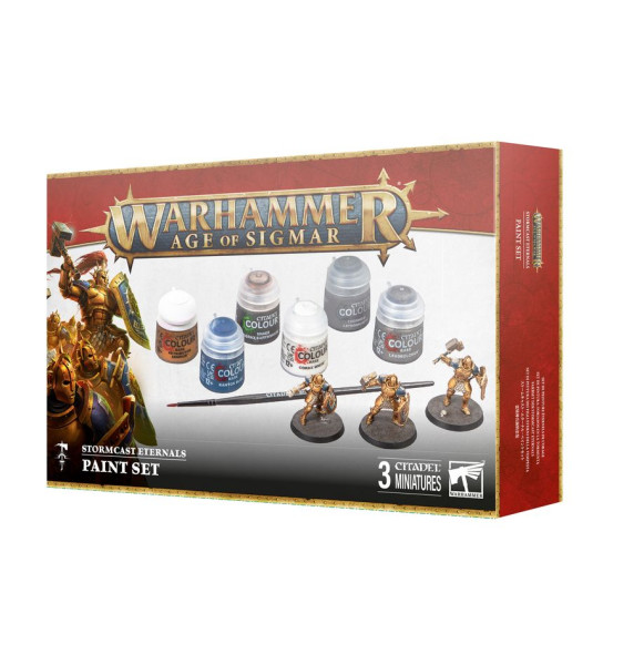 Warhammer Age of Sigmar: 60-10 Stormcast Eternals + Paint Set 2024