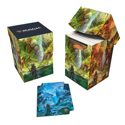 UP - BLOOMBURROW 100+ DECK BOX BLACK FOR MAGIC: THE GATHERING