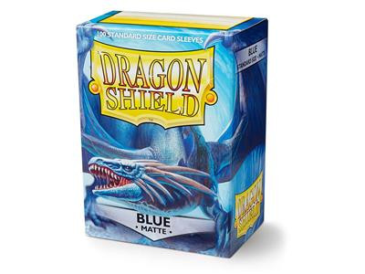 DRAGON SHIELD STANDARD SLEEVES - MATTE BLUE (100 SLEEVES)
