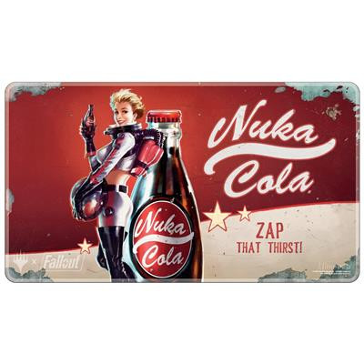 UP - FALLOUT HOLOFOIL PLAYMAT NukaCola FOR MAGIC: THE GATHERING