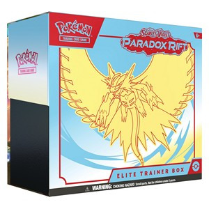 Pokemon TCG: Karmesin und Purpur 04 Paradoxrift - Top Trainer Box Eisenkrieger