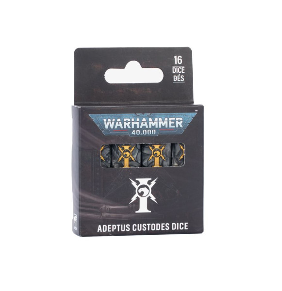 Warhammer 40,000 01-16 Adeptus Custodes - Dice Set 2026
