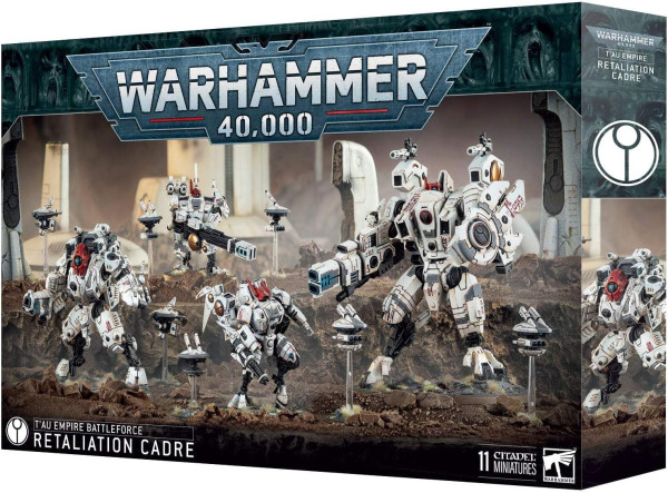 Warhammer 40,000: 56-68 Tau Empire Battleforce - Retaliation Cadre 2024