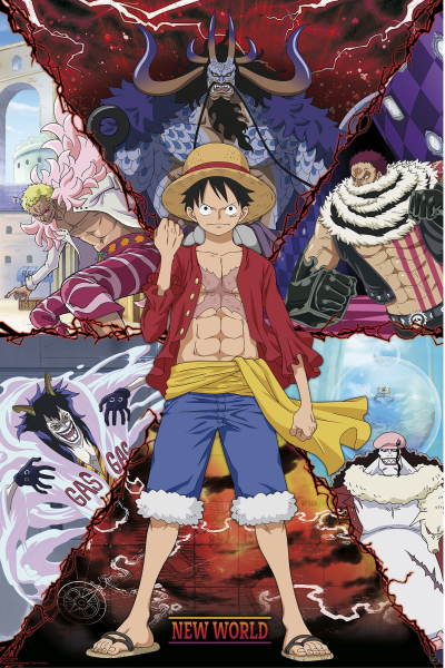 Poster EP36 One Piece - Luffy vs World - 91,5 x 61 cm