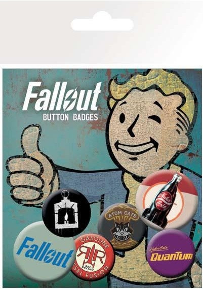 Button Badge Set: Fallout 4 - Mix 2