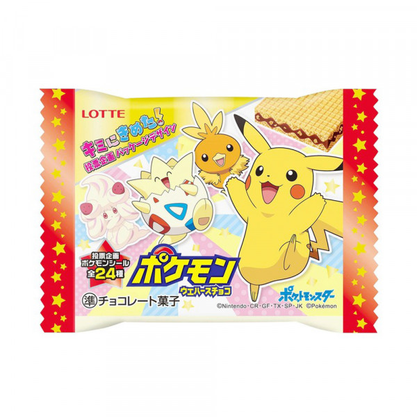 Snack: Wafer Pokemon Waffel Schokolade 23g Mit Sammelkarte