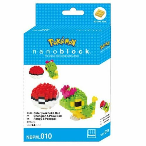 nanoblock nbpm-010: Pokemon - Raupy und Pokeball