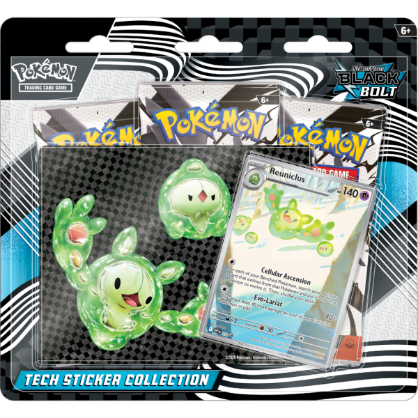 Pokemon TCG: Karmesin und Purpur 10.5 Schwarze Blitze Tech Sticker Kollektion