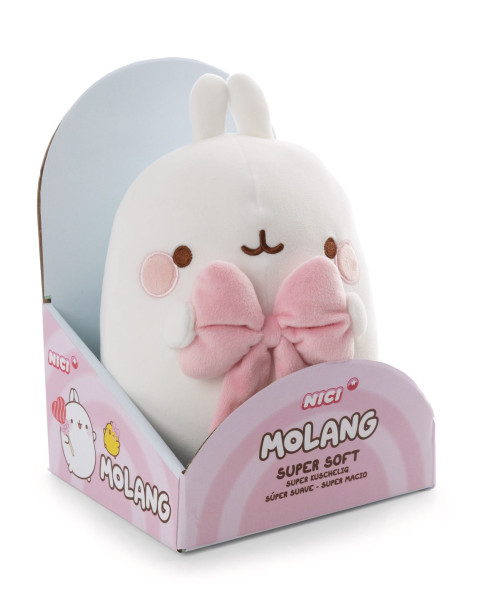 Molang - Kuscheltier mit Schleife 24cm in Geschenkverpackung