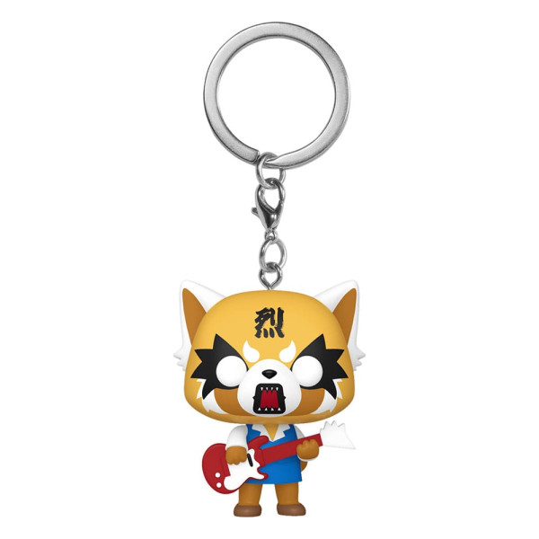 Pocket POP! Keychain 4 cm - Aggretsuko - Aggretsuko with Guitar