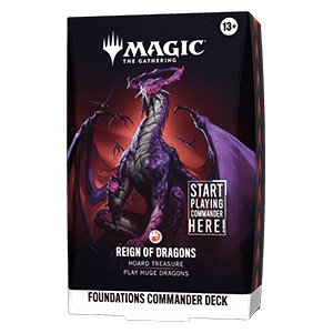 MTG - Foundations Starter Commander Deck Reign of Dragons EN