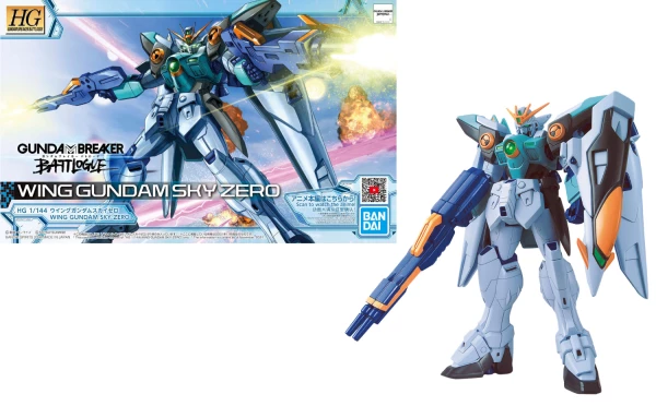 Model Kit: HG Gundam Breaker Battlogue 09 - Wing Gundam Sky Zero 1/144