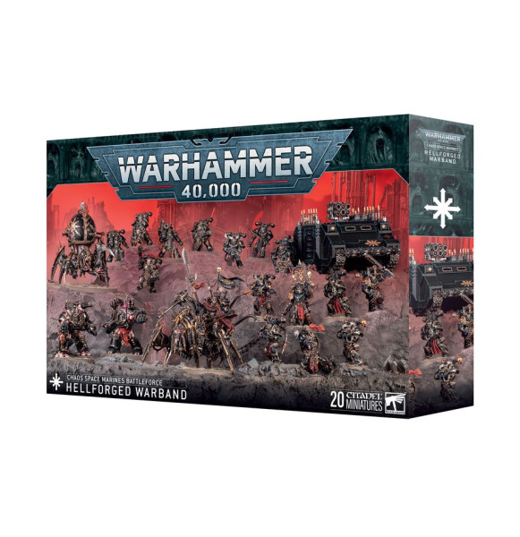 Warhammer 40,000: Chaos Space Marines - Battleforce - Hellforged Warband 2025
