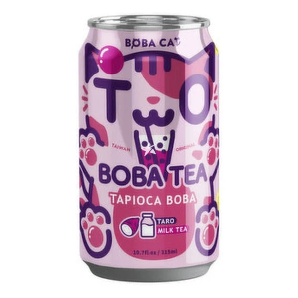 Drink: Boba Tea - Tapioca Boba - Taro Milk Tea 315ml