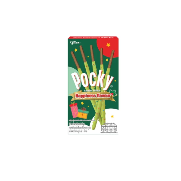 Snack: Pocky - Limited Edition - Happiness flavour (Apple Apfel) 39g