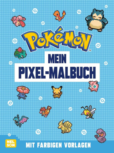 Pokemon - Mein Pixel-Malbuch