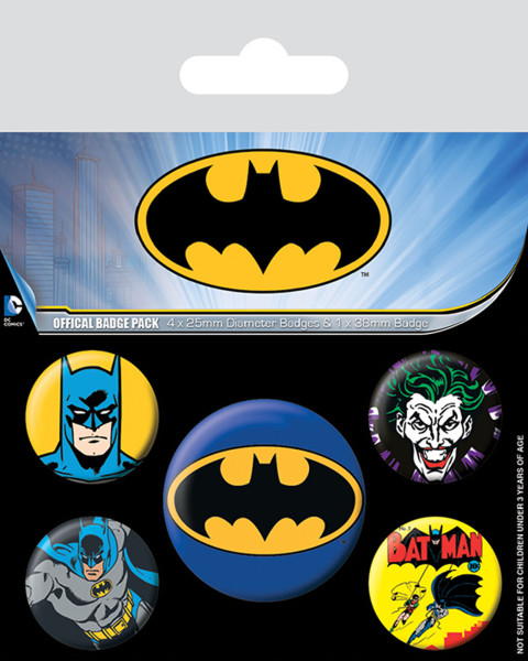 Button Badge Set: Batman - Symbols