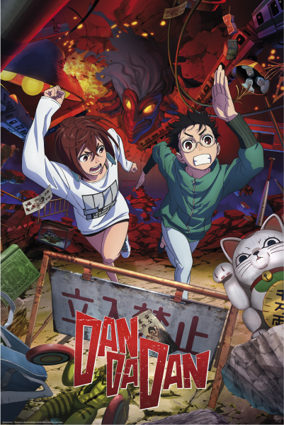 Poster: C09 Dan Da Dan - Key Art Momo & Okarun 91,5 x 61 cm