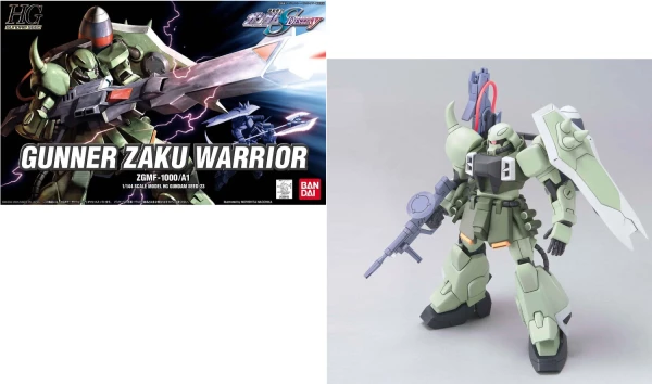 Model Kit: HG Gundam Seed Destiny 23 - Gunner Zaku Warrior ZGMF-1000/A1 1/144