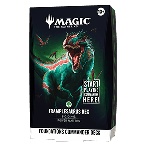 MTG - Foundations Starter Commander Deck Tramplesaurus Rex EN