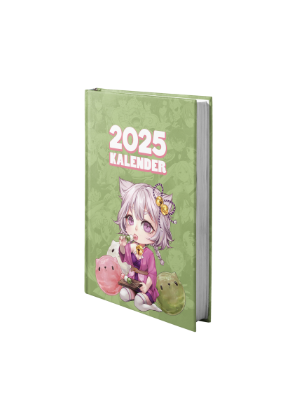 2025 kalender - Koneko Taschenkalender mit Wochenplaner