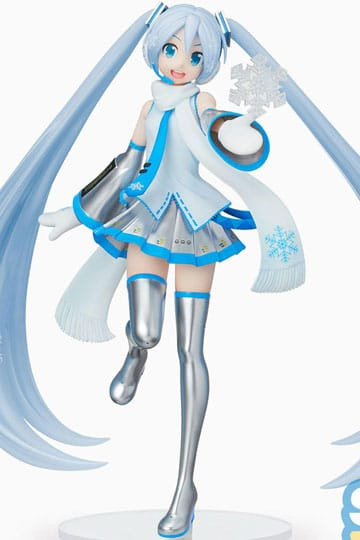 Figure: Hatsune Miku Luminasta PVC Statue Snow Miku Sky Town Ver. 22 cm