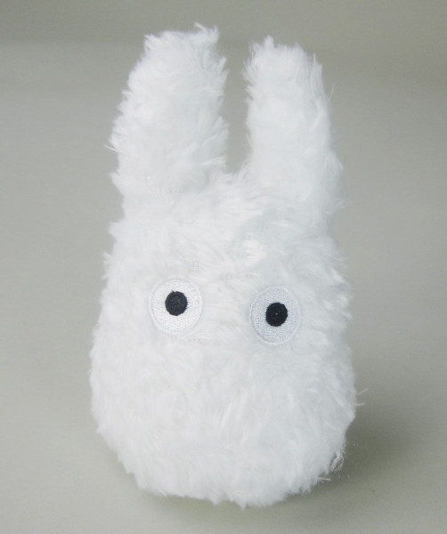 Plüsch: Studio Ghibli Plüschfigur White Fluffy Little Totoro 10 cm