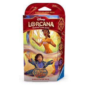 Disney Lorcana: 08 Domäne von Dschafar Bernstein und Amethyst Starter Deck DE