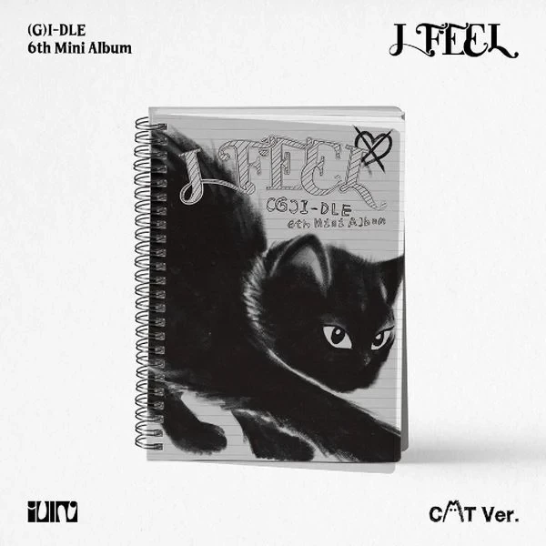 KPOP (G) I-DLE 6th Mini Album - I feel - Cat Version