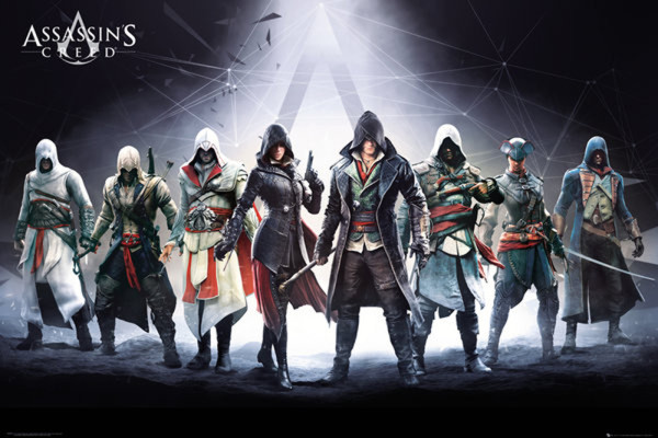 Poster: C20 Assassins Creed / Syndicate Characters 91,5 x 61 cm