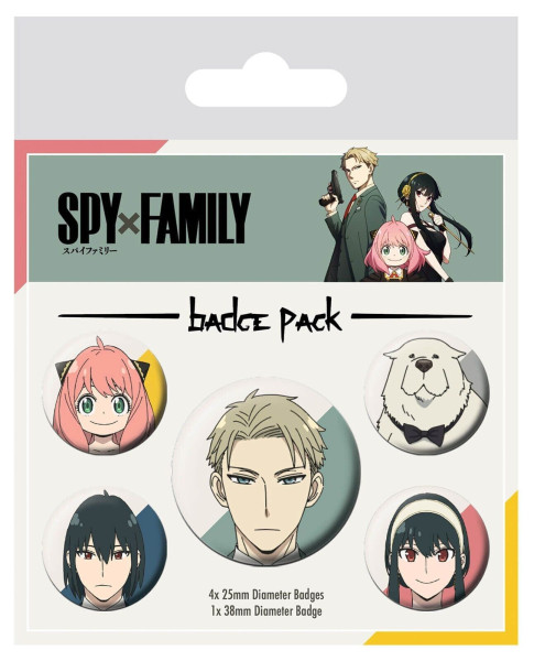 Button Badge Set: Spy x Family - Character