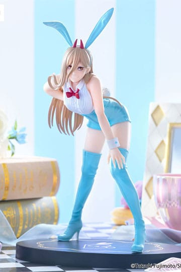 Figure: Chainsaw Man BiCute Bunnies PVC Statue Power Light Blue Color Ver. 30 cm