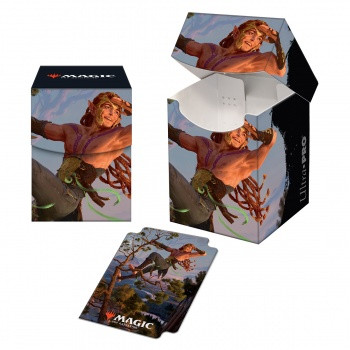 UP - Magic: The Gathering Kaldheim PRO 100+ Deck Box featuring Planeswalker Art 2