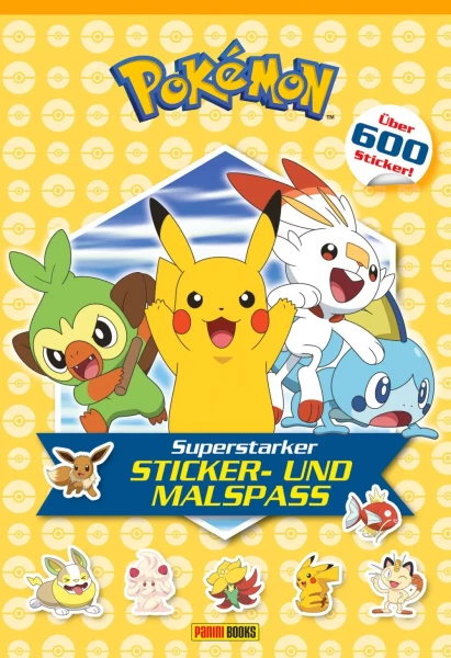 Pokemon - Superstarker Sticker- und Malspaß