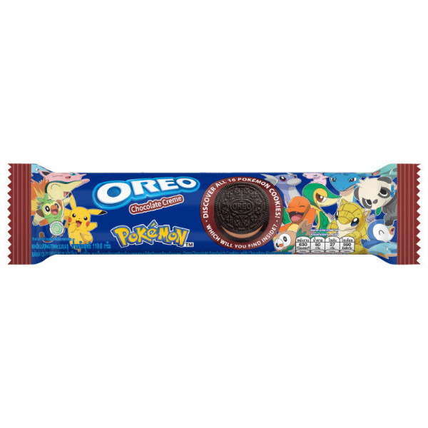 Snack: Oreo - Pokemon Edition: Chocolate Flavour 120g