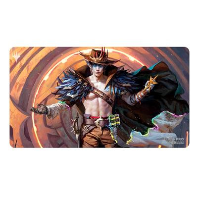 UP - OUTLAWS OF THUNDER JUNCTION PLAYMAT KEY ART OKO FOR MAGIC: THE GATHERING