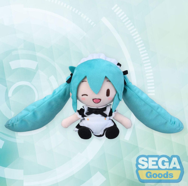 Plüsch: Hatsune Miku Project Diva Arcade Fuwa Petit Mini Hatsune Miku Maid Ver. (EX) 16 cm