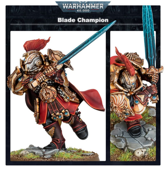 Warhammer 40,000: 01-17 Adeptus Custodes - Klingenchampion / Blade Champion