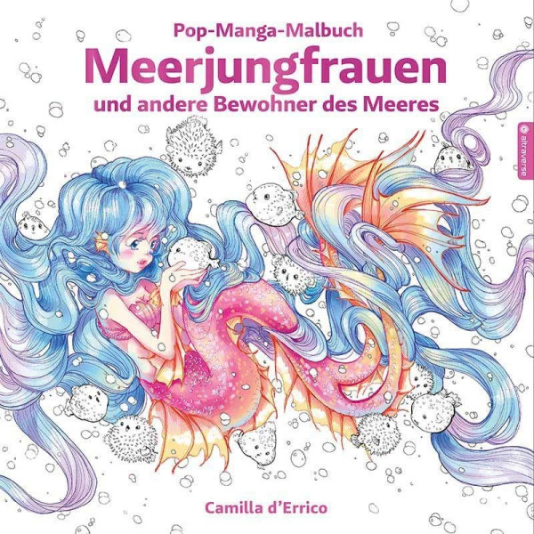 Pop Manga Malbuch - Meehrjungfrauen und andere Bewohner des Meeres