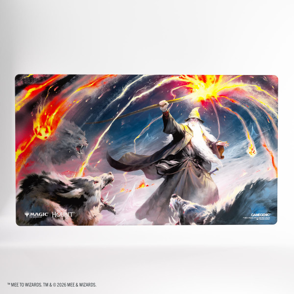 Magic: The Gathering | The Hobbit Shiny Playmat - Gandalf, Shadow's Foe