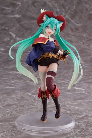 Figure: Hatsune Miku PVC Statue Hatsune Miku Wonderland Puss in Boots 18 cm (with bonus)