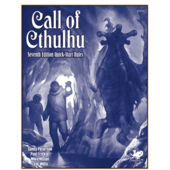 Call of Cthulhu RPG - 7th Edition Quick-Start Rules - EN