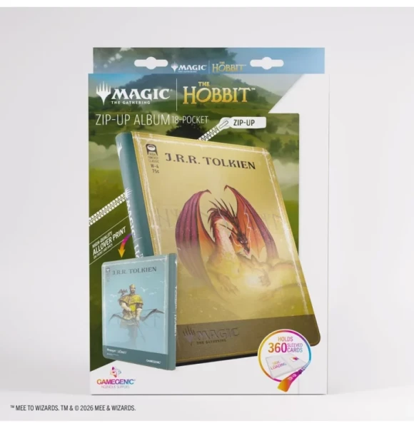 Magic: The Gathering | The Hobbit Zip-Up Album 18-Pocket - Gleaming Splendor/The King of Dale