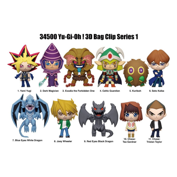 Figural Bag Clip - Yu-Gi-Oh! 3D PVC-Taschenanhänger Series 1 Blind Bag