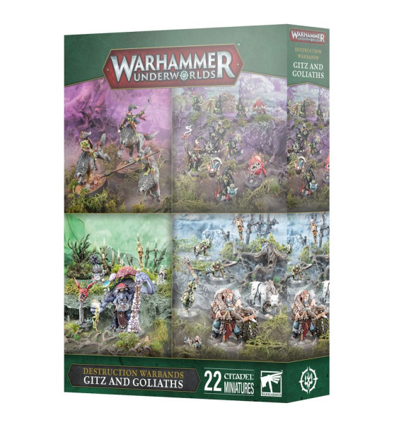 Warhammer Underworlds: 109-43 Destruction Warbands - Gitz and Goliaths