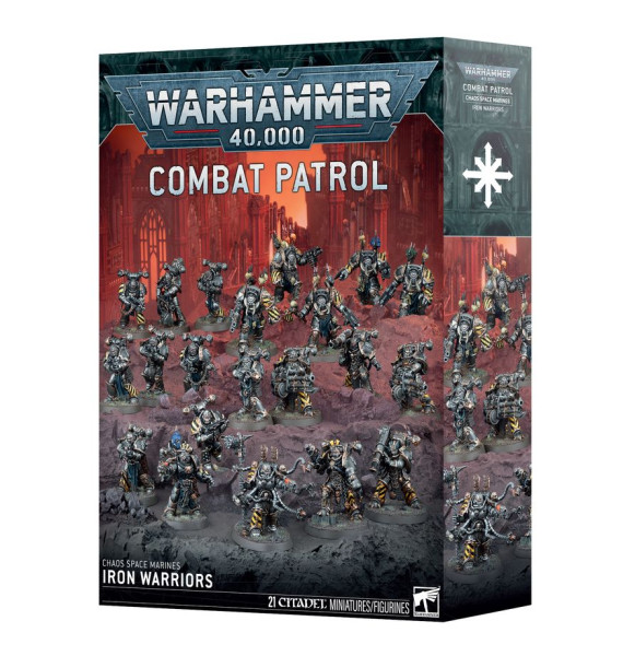 Warhammer 40,000: 73-434 Chaos Space Marines - Iron Warriors Combat Patrol 2026