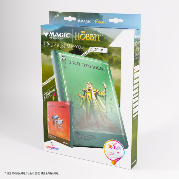 Magic: The Gathering | The Hobbit Zip-Up Album 18-Pocket - Thranduil, the Elvenking/The Mountain-kin