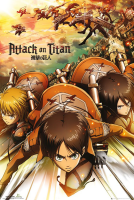 Poster: C03 Attack on Titan - Attack 91,5 x 61 cm Poster: C03 Attack on Titan - Attack 91,5 x 61 cm
