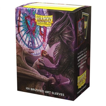 Dragon Shield Brushed Art Sleeves - Valentine Dragon 2022 (100 Sleeves)