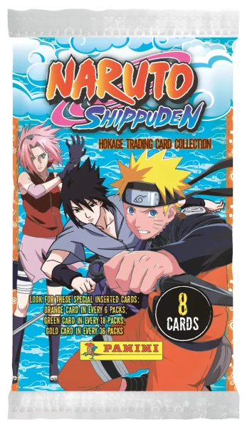 Panini Trading Cards - Naruto Shippuden - Booster / Flowpack mit 8 Cards